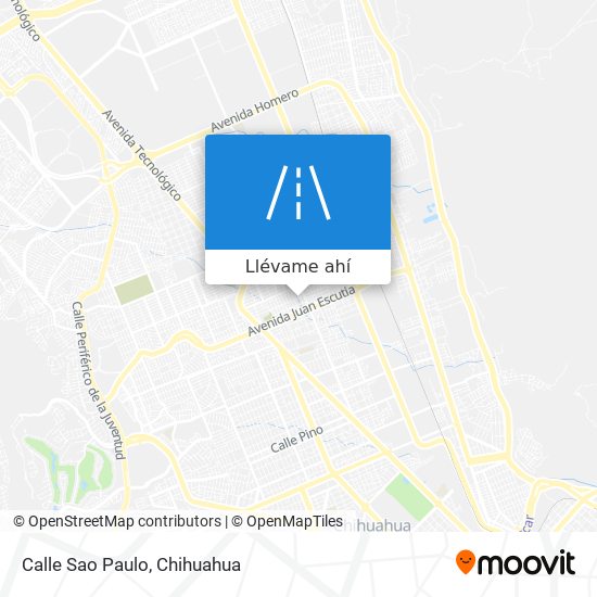 Mapa de Calle Sao Paulo