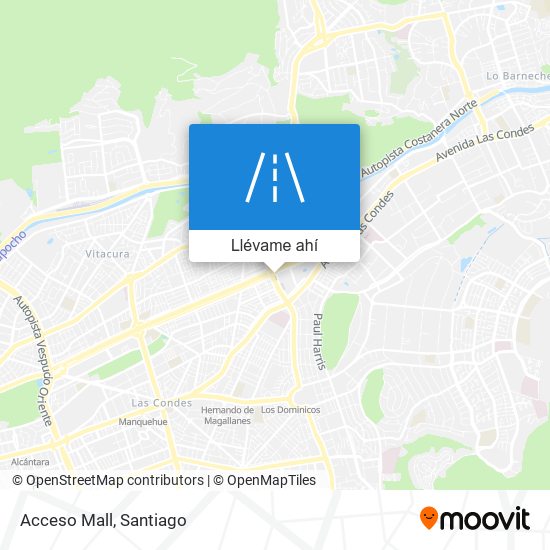 Mapa de Acceso Mall