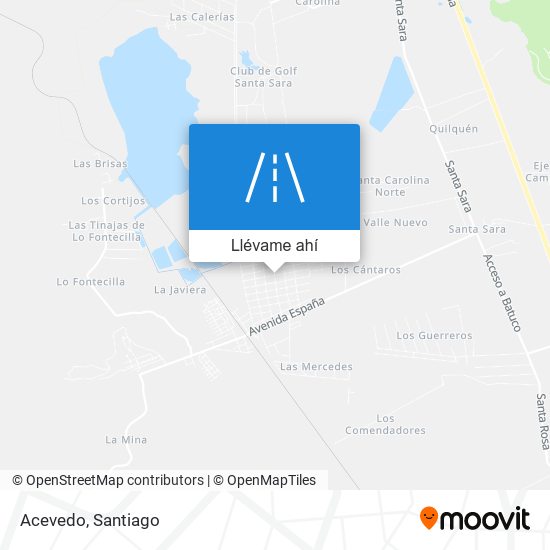 Mapa de Acevedo