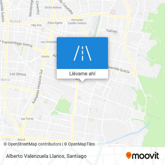 Mapa de Alberto Valenzuela Llanos