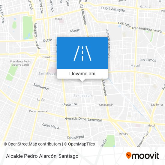 Mapa de Alcalde Pedro Alarcón