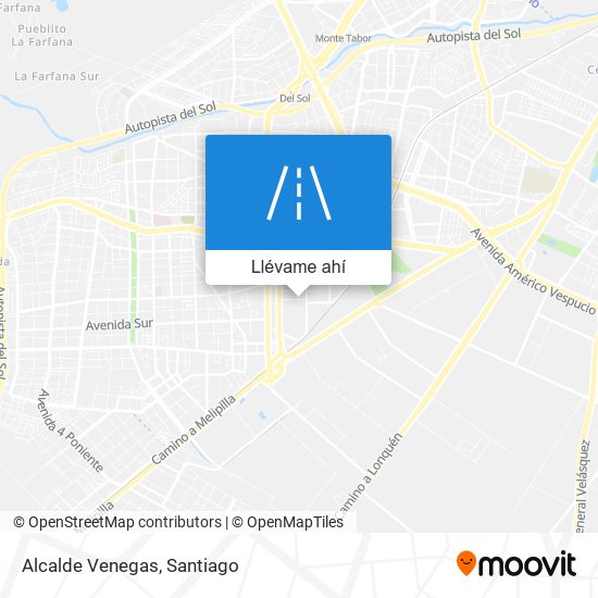 Mapa de Alcalde Venegas