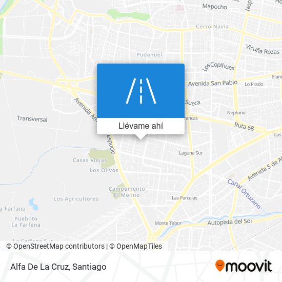 Mapa de Alfa De La Cruz