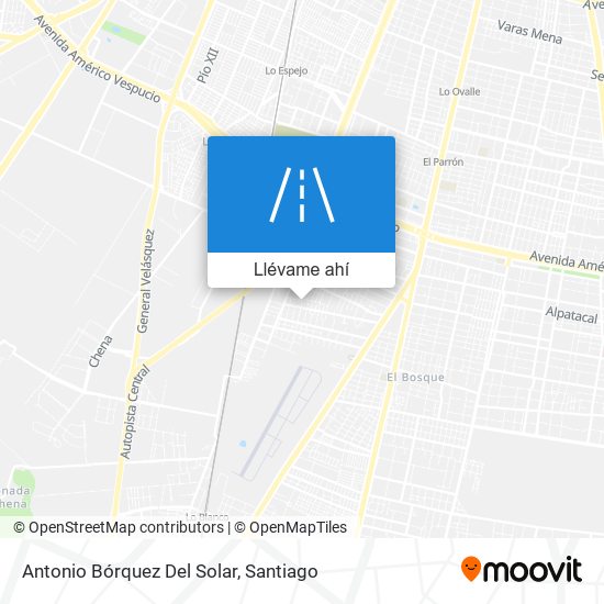 Mapa de Antonio Bórquez Del Solar
