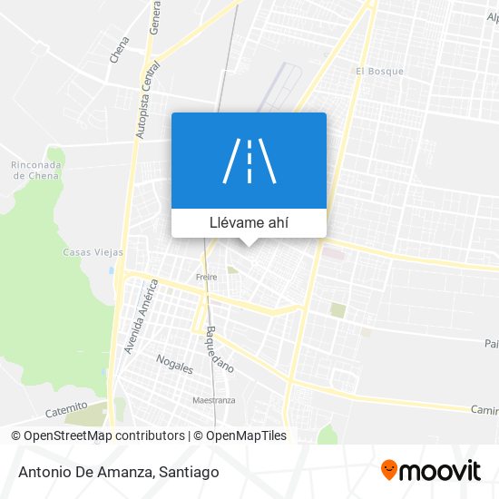 Mapa de Antonio De Amanza