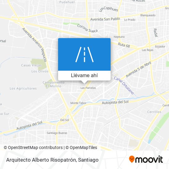 Mapa de Arquitecto Alberto Risopatrón
