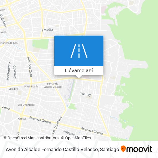Mapa de Avenida Alcalde Fernando Castillo Velasco