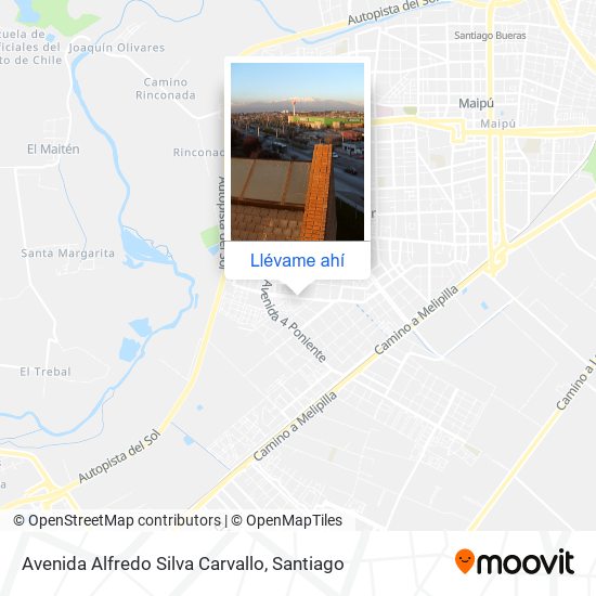 Mapa de Avenida Alfredo Silva Carvallo