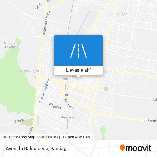 Mapa de Avenida Balmaceda