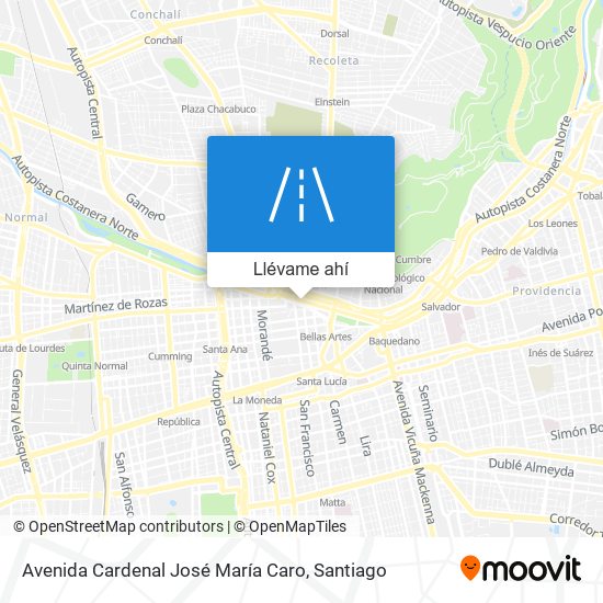 Mapa de Avenida Cardenal José María Caro