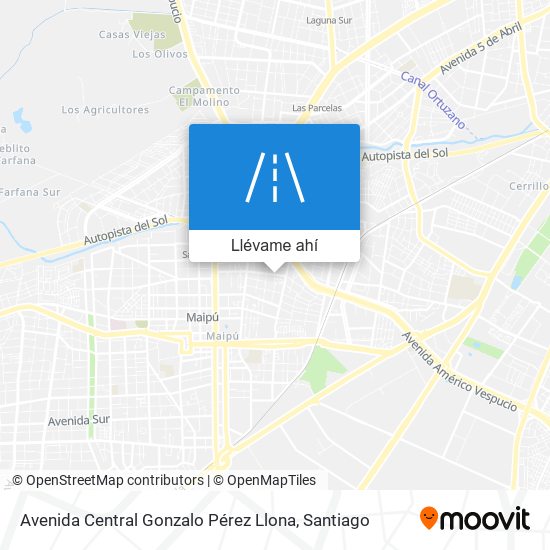 Mapa de Avenida Central Gonzalo Pérez Llona