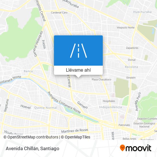 Mapa de Avenida Chillán