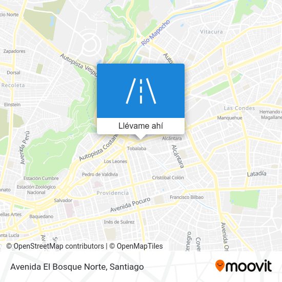 ¿Cómo llegar a Avenida El Bosque Norte, Las Condes en metro o Micro?