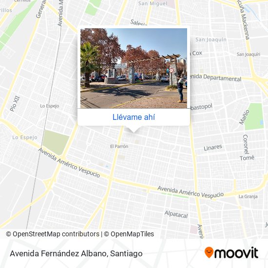 Mapa de Avenida Fernández Albano