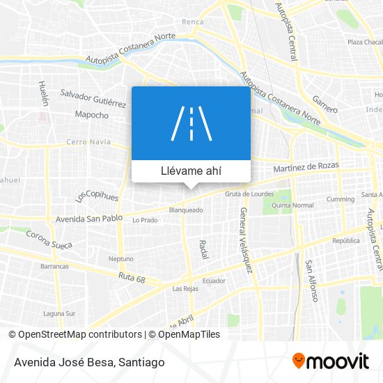 Mapa de Avenida José Besa