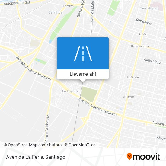 Mapa de Avenida La Feria