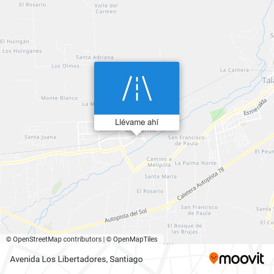 Mapa de Avenida Los Libertadores