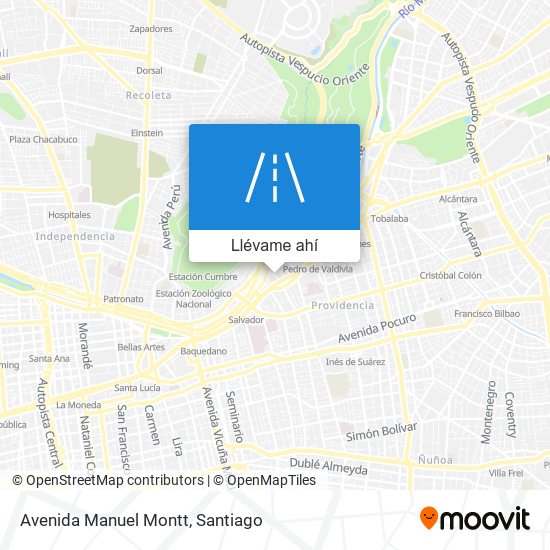 Mapa de Avenida Manuel Montt