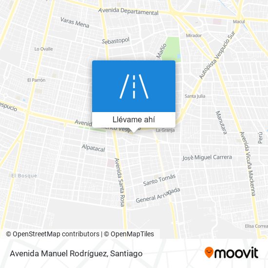 Mapa de Avenida Manuel Rodríguez