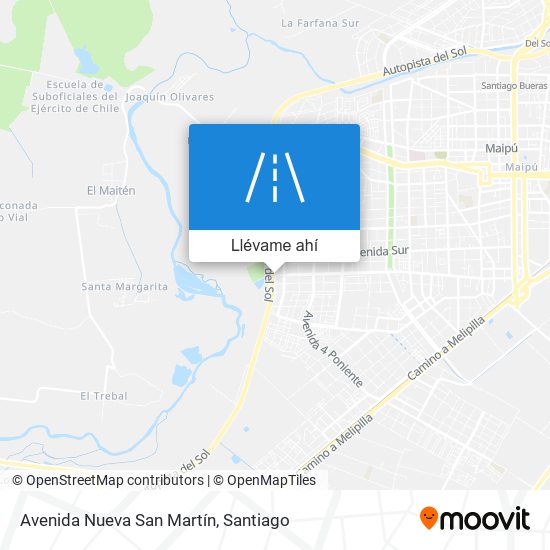 Mapa de Avenida Nueva San Martín