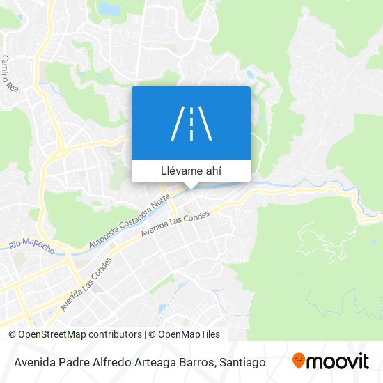 Mapa de Avenida Padre Alfredo Arteaga Barros