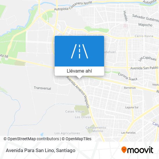 Mapa de Avenida Para San Lino