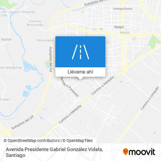 Mapa de Avenida Presidente Gabriel González Videla