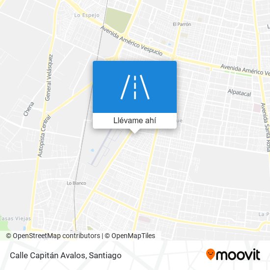 Mapa de Calle Capitán Avalos