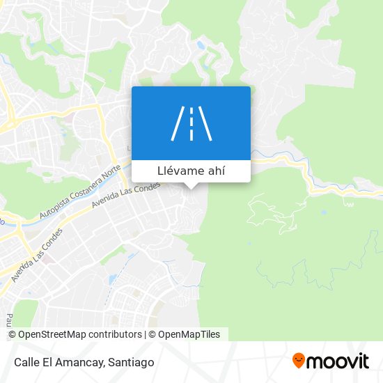 Mapa de Calle El Amancay