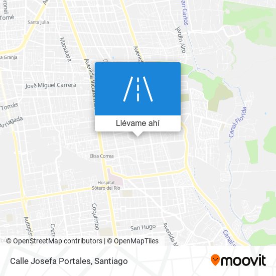 Mapa de Calle Josefa Portales