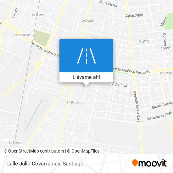 Mapa de Calle Julio Covarrubias