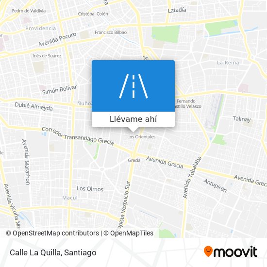 Mapa de Calle La Quilla
