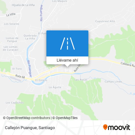 Mapa de Callejón Puangue