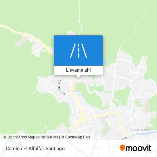 Mapa de Camino El Alfalfal