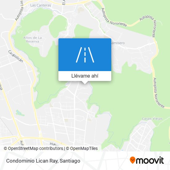 Mapa de Condominio Lican Ray