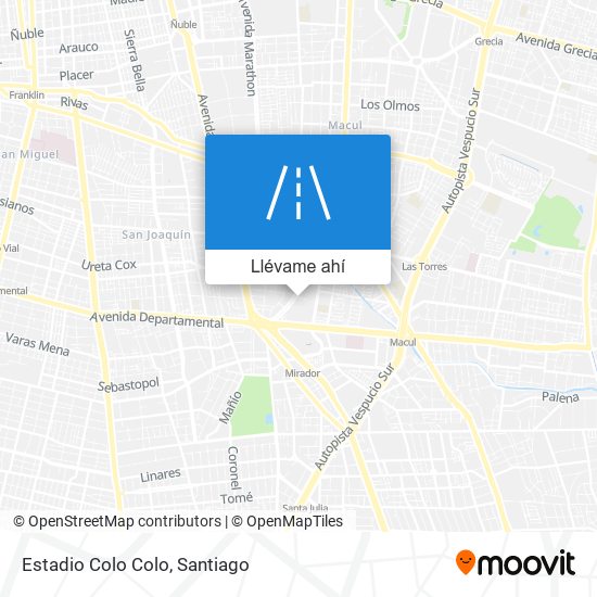 Mapa de Estadio Colo Colo