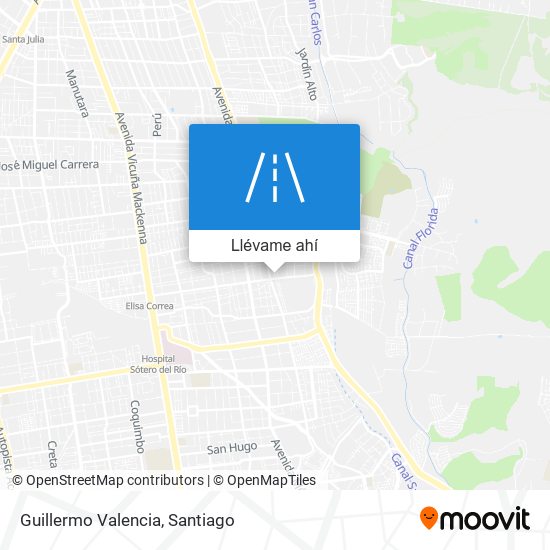 Mapa de Guillermo Valencia