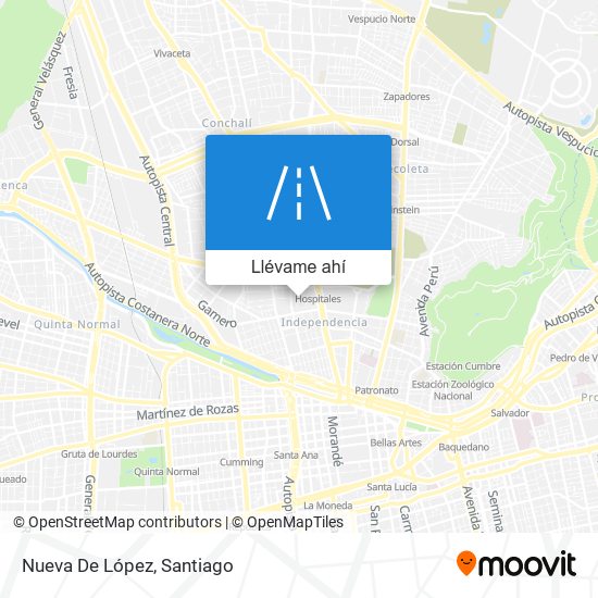 Mapa de Nueva De López