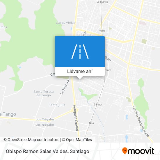 Mapa de Obispo Ramon Salas Valdes