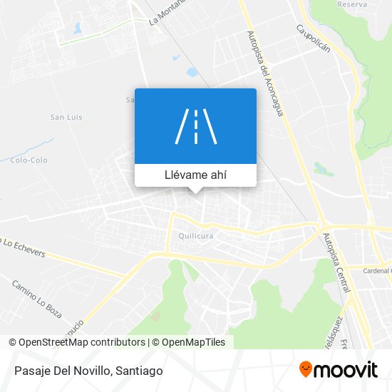 Mapa de Pasaje Del Novillo