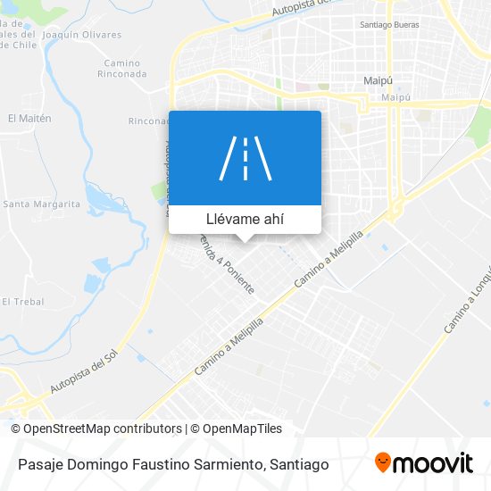 Mapa de Pasaje Domingo Faustino Sarmiento