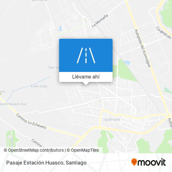 Mapa de Pasaje Estación Huasco