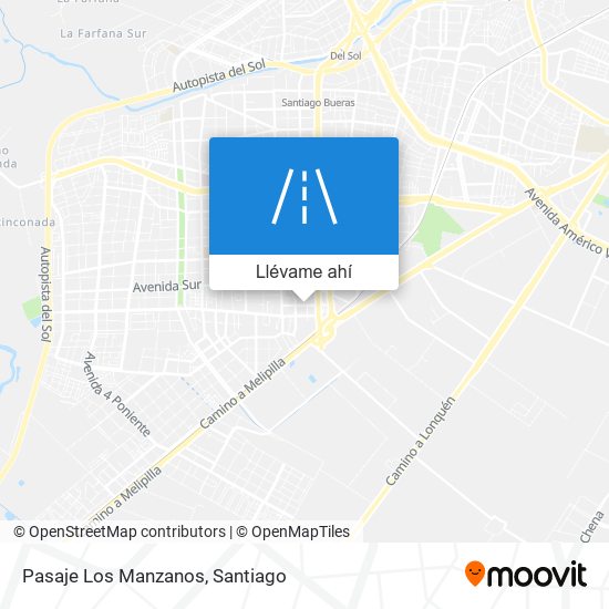 Mapa de Pasaje Los Manzanos