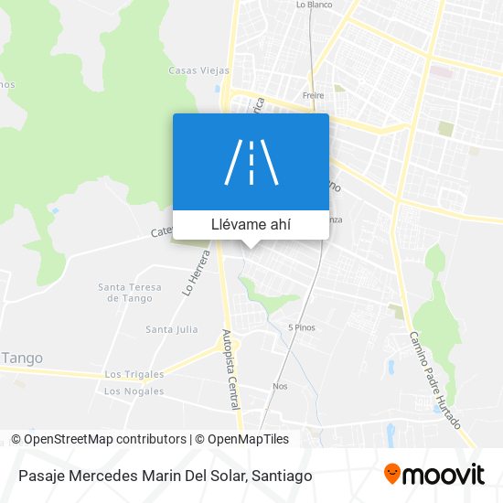 Mapa de Pasaje Mercedes Marin Del Solar