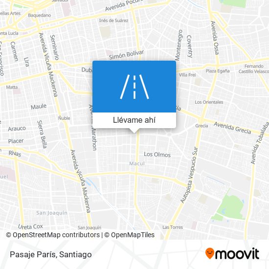 Mapa de Pasaje París