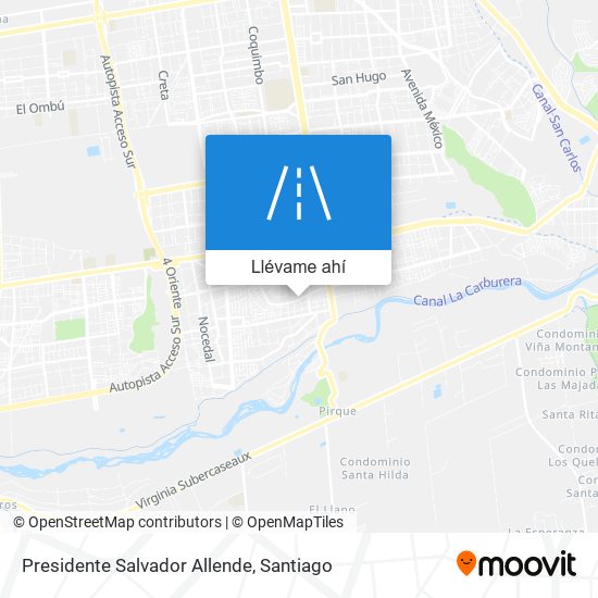 Mapa de Presidente Salvador Allende