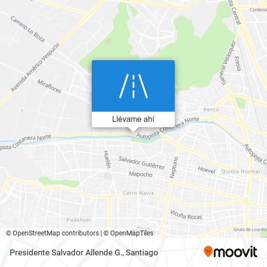 Mapa de Presidente Salvador Allende G.