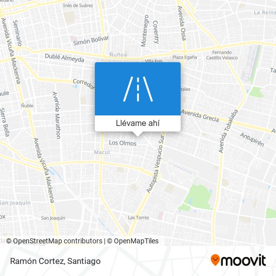 Mapa de Ramón Cortez