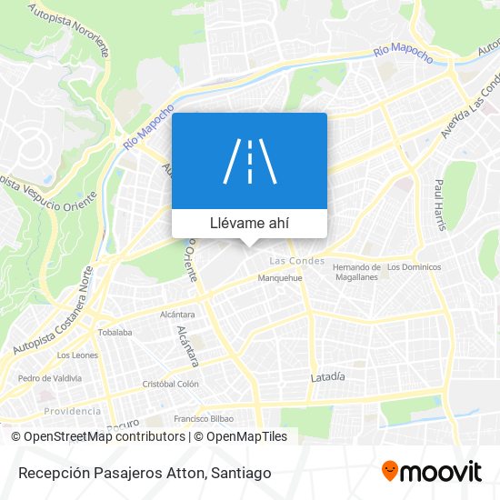 Mapa de Recepción Pasajeros Atton