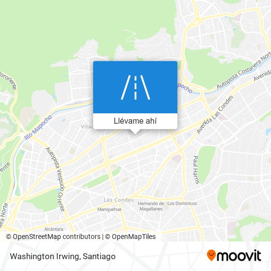 Mapa de Washington Irwing